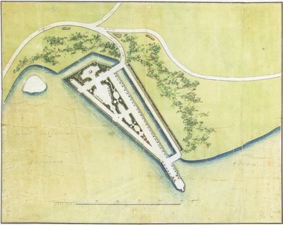 Plan of the Island of Love in Gatchina Park by Unbekannt Unbekannt